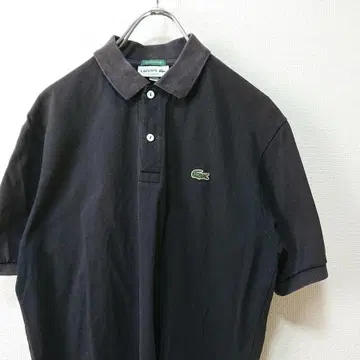 BEAMS 별주 LACOSTE 피케 셔츠 네이비 클래식 핏 2