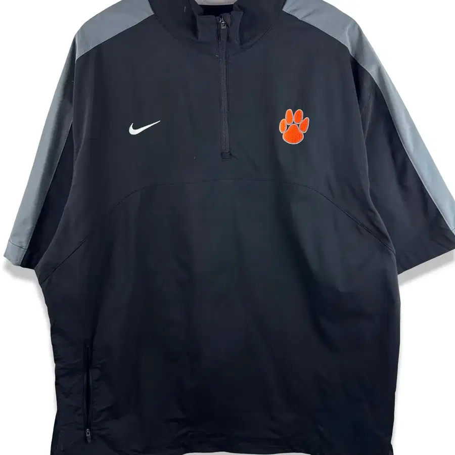 나이키 Clemson Tigers 반팔 하프집업4441
