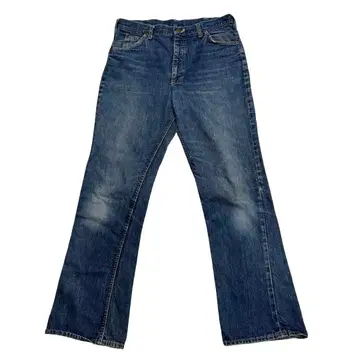 빈티지 70s Lee 200 부츠컷 데님 팬츠 유니온 티켓