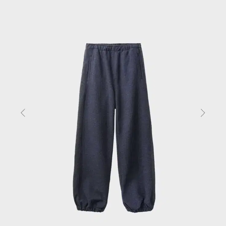 2) 999휴머니티 fluffy wool 조거 팬츠 (dark navy)