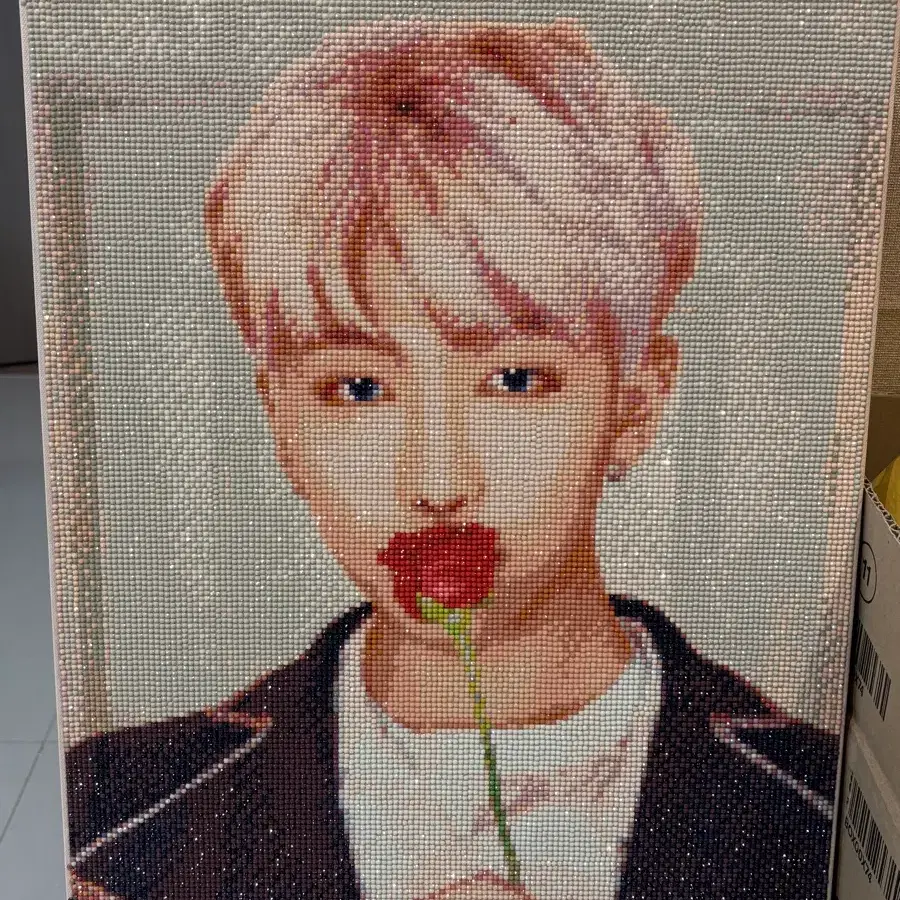 방탄소년단 BTS RM 보석십자수 완성품