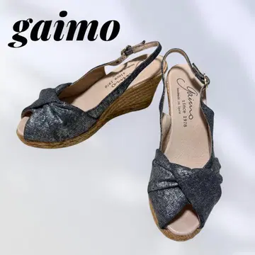 가이모 gaimo 터번 샌들 오픈토 에스파드리유 스트랩