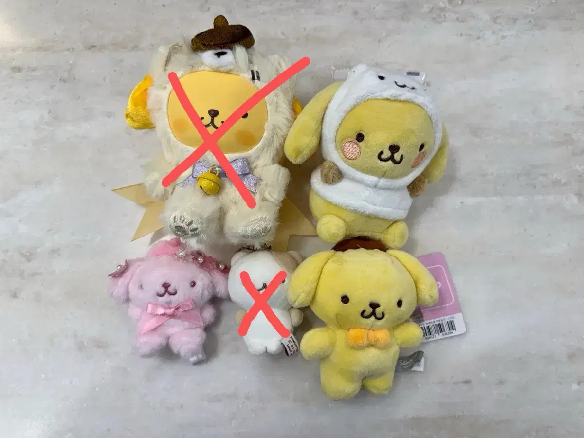 산리오 폼폼푸린 인형 모음