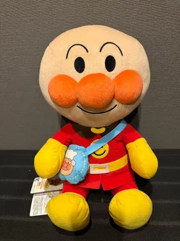 BIG 호빵맨 봉제 인형 미니백 포함