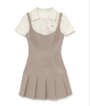 andmary Era pleats set mini dress 원피스만