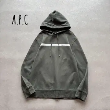[ 레어 새상품급 ] APC 최근 모델 후드 맨투맨 긴팔 로고