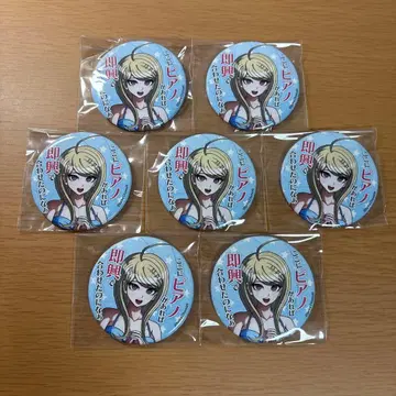 뉴 단간론파 V3 대사 캔뱃지 아카마츠 카에데 7개 세트