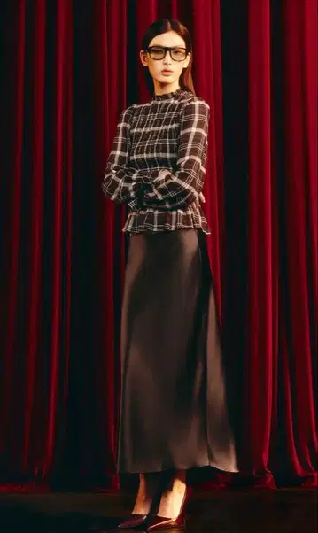 ZARA 허니콤 체크 무늬 셔츠