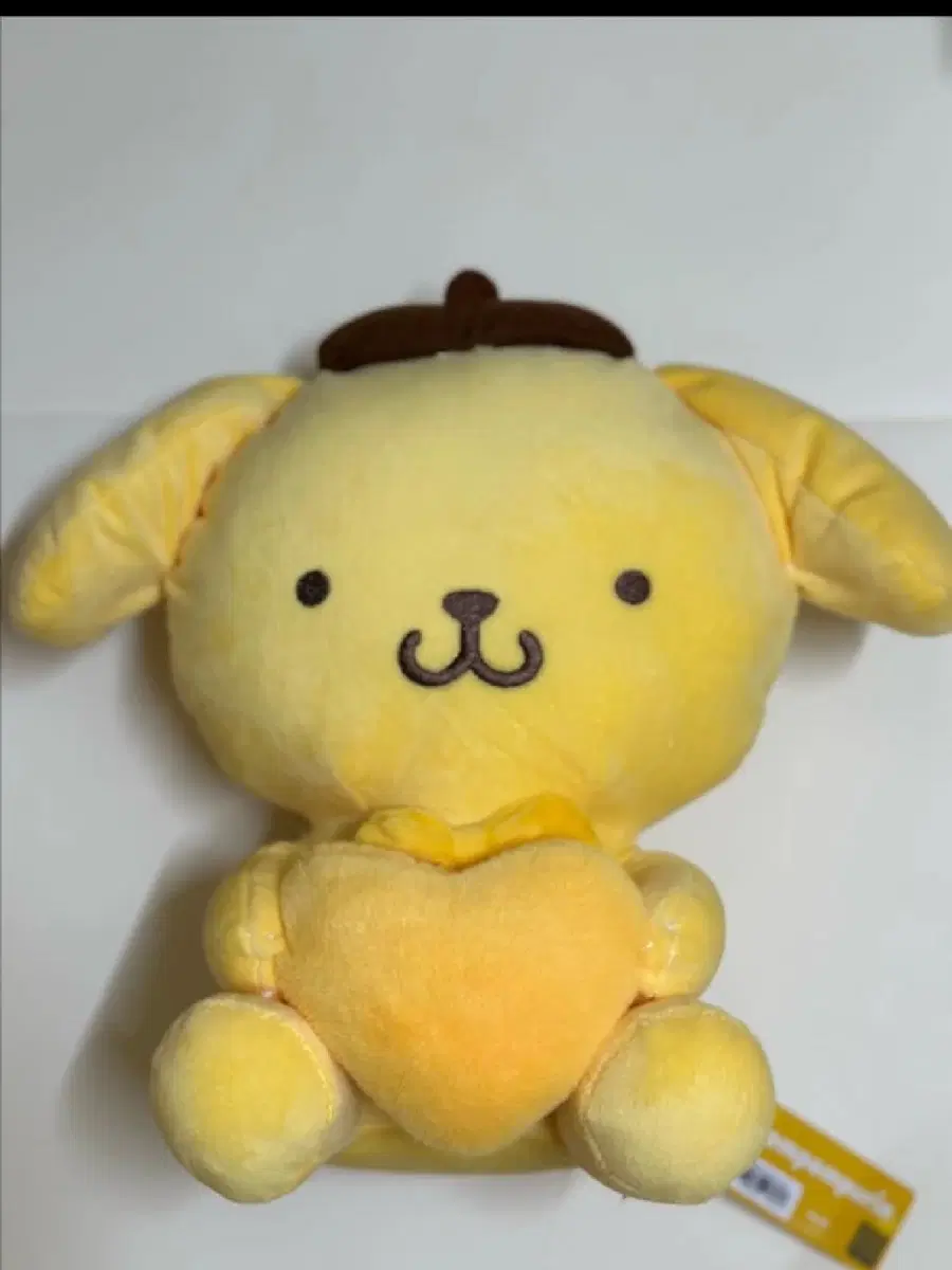 산리오 폼폼푸린 퍼 하트 /25cm /중형인형