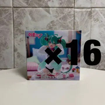 하츠네 미쿠 Desktop Cute 피규어 고양이 귀 T셔츠ver. 16개