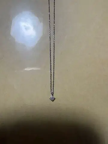 ete 다이아몬드 목걸이 플라티나