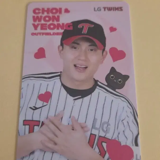 LG트윈스 최원영 7월 포카