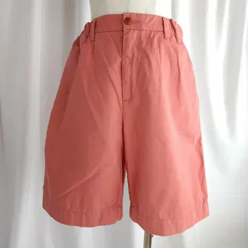 하프 팬츠 타미힐피거 살몬 핑크 계열 36 XL 상당 구제 의류