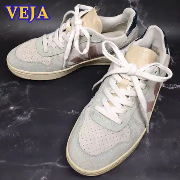 새상품급 VEJA 베자 V-10 스웨이드 스니커즈 멀티 컬러 24