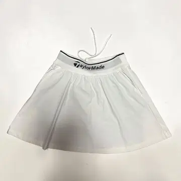 TaylorMade 여성용 골프 스커트 화이트 (M)