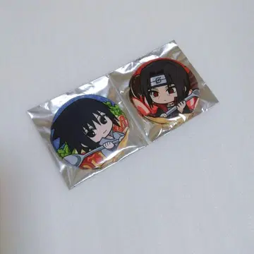 NARUTO 아모크레이프 캔뱃지 사스케 이타치