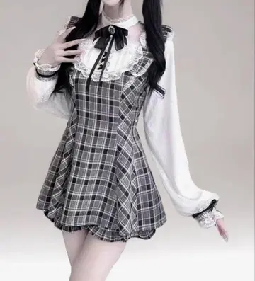 지뢰 양산 셋업 원피스 여성용 M