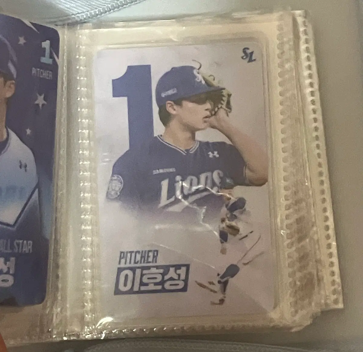 삼성라이온즈 이호성 블루포카 양도