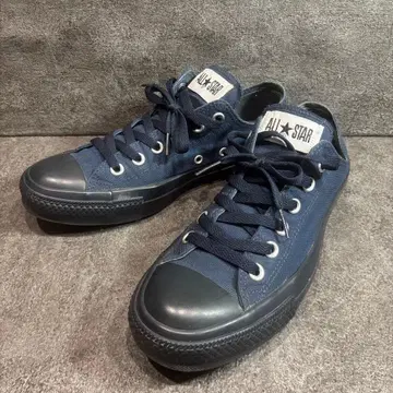 CONVERSE ALL STAR OX 스니커즈 25.5 로우컷 네이비 컬러