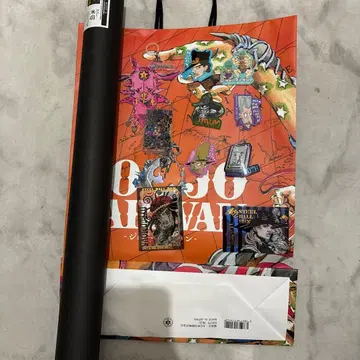 죠죠 캐러밴 한정판 B2 포스터, 키링, 씰, 클리어 카드