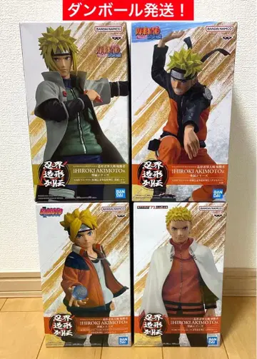NARUTO 인계 조형 열전 피규어 우즈마키 나루토 나미카제 미나토 볼트