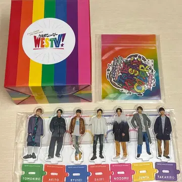 쟈니즈 WEST 아크릴 스탠드 알람 시계 스티커