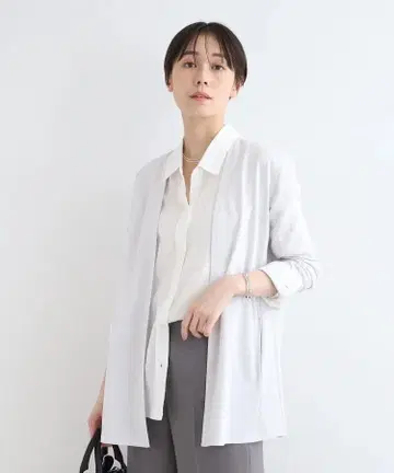 레어 택 포함 인디비 접촉 냉감 드레이프 가디건 그레이 UV컷 봄/여름