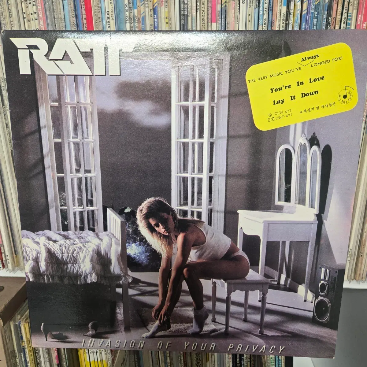 RATT 래트 LP판 민트급