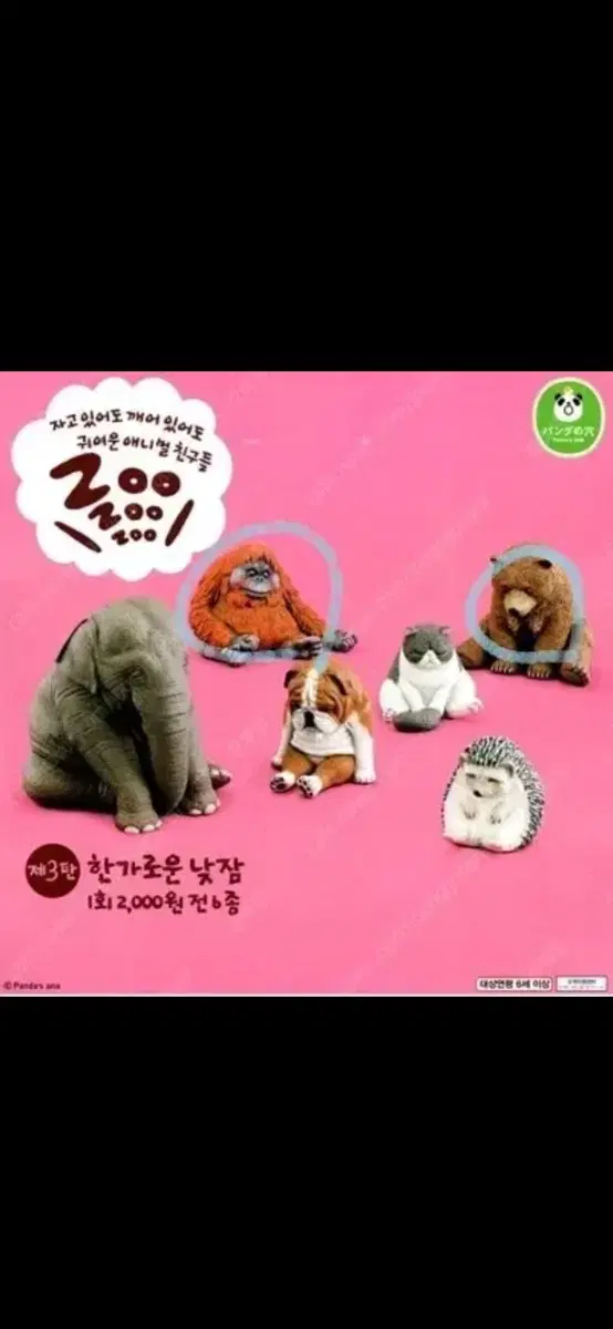 다양한 동물 가챠