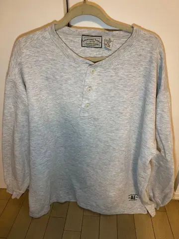 American Eagle 헨리넥 맨투맨 그레이