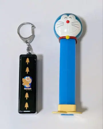도라에몽 껌 케이스 2개 세트 롯데 키링 당시 물품