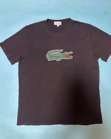 LACOSTE 라코스테 T셔츠 블랙 남성용 FR5 US L