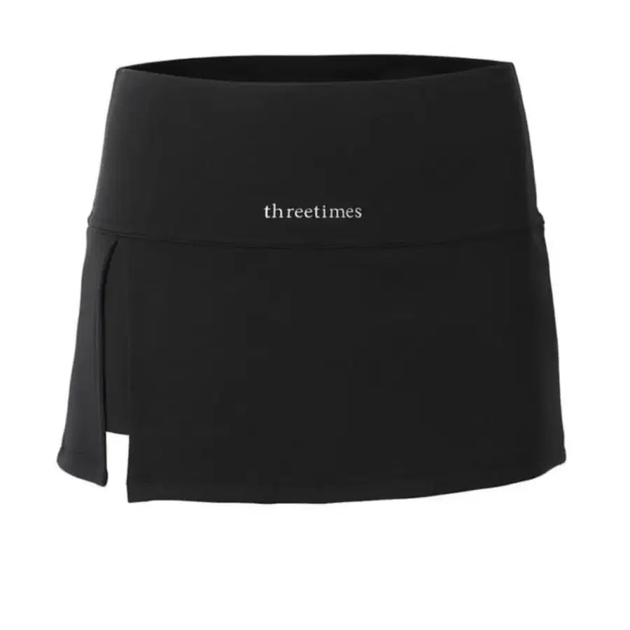 threetimes slit skirt s 쓰리타임즈 슬릿스커트 블랙 쓰탐