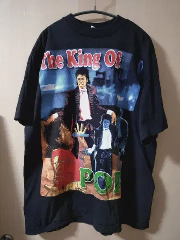 Michael Jackson T셔츠 레어 패턴 랩T 디자인 부트