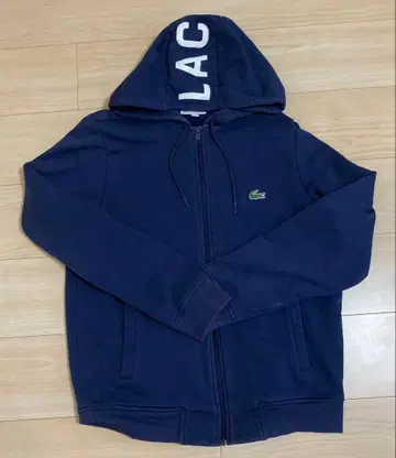 LACOSTE 라코스테 집업 후드티 네이비