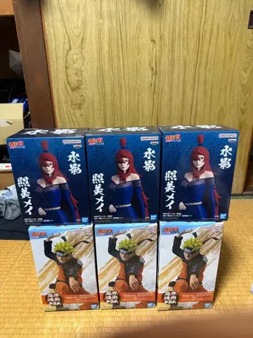 NARUTO 피규어 테루미 메이 우즈마키 나루토 6점 세트