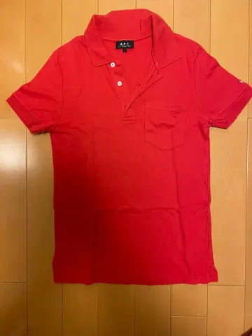 A.P.C. 피케 셔츠 레드 S