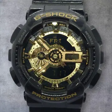 G-SHOCK GA-110GB 블랙 x 골드 20기압 방수 남성용