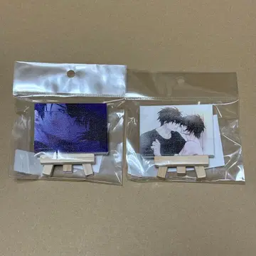슬로우 데미지 eeo 복권 캔버스 아트 미니 2점 후지 에다 토와