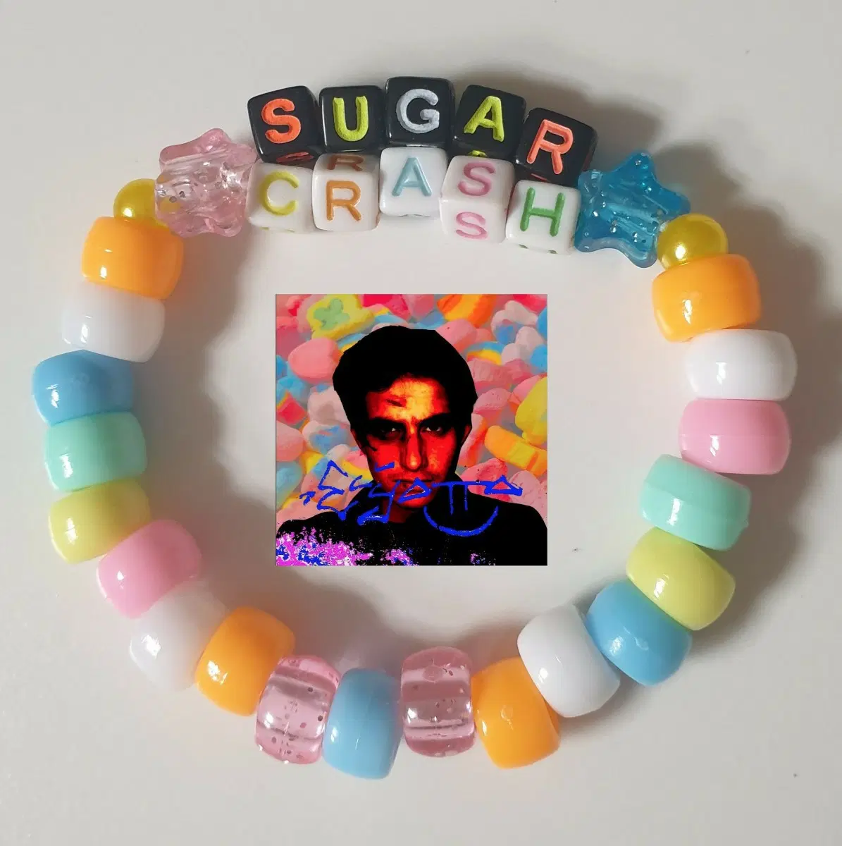 Sugar Crash! 앨범 커버 칸디 팔찌 2줄