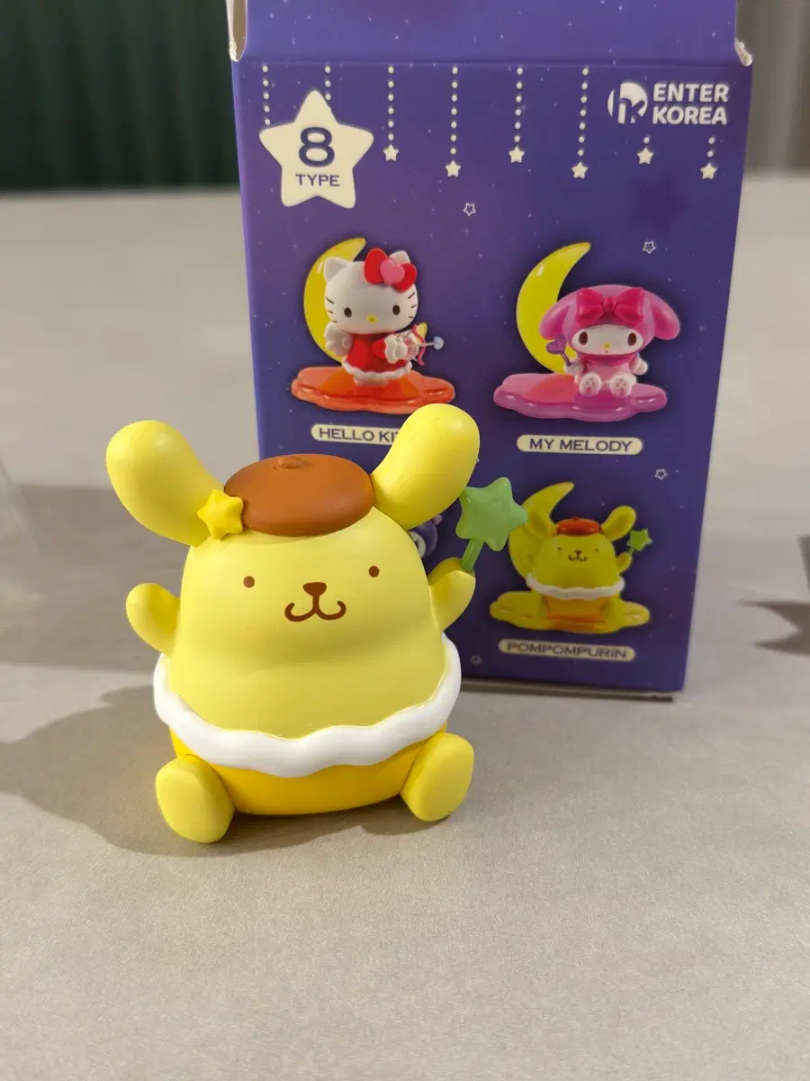 산리오 엔젤문 피규어 폼폼푸린