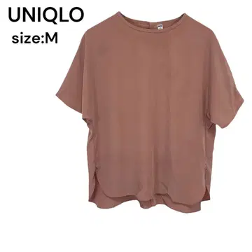 유니클로 UNIQLO 셔츠 상의 반팔 멋쟁이 M