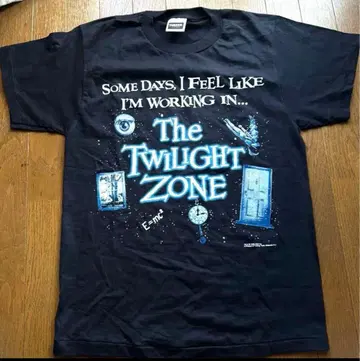 미사용 데드스탁 90s USA제 The Twilight Zone 티셔츠