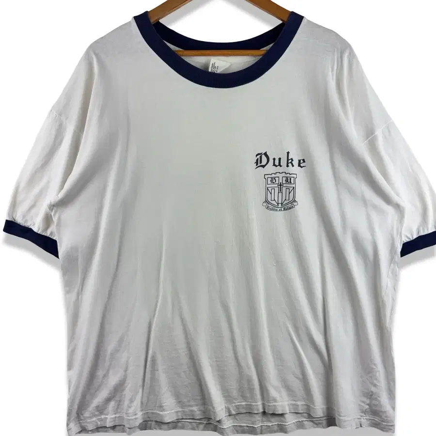 Duke 유니버시티 Ringer T-shirt Made in USA4482