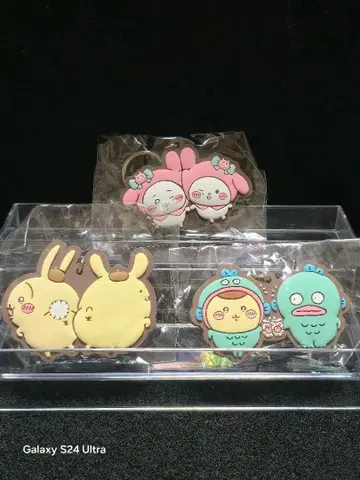 치이카와 x 산리오 캐릭터즈 러버 키링 3종 세트