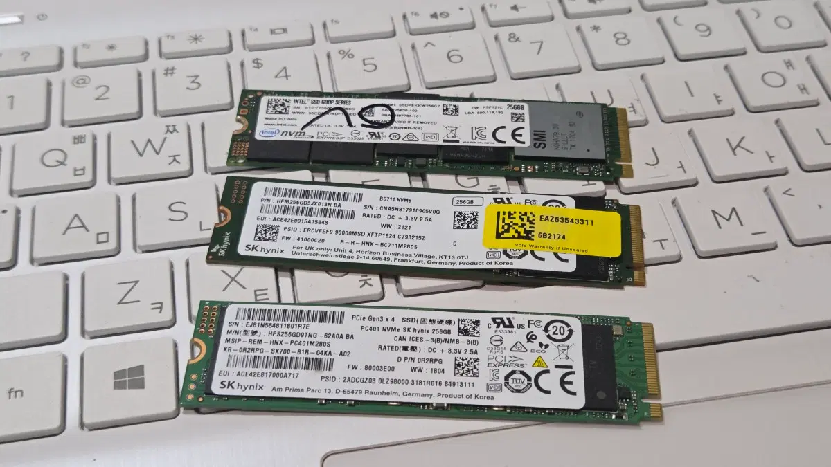 ssd 256g. m2.nvme 팝니다