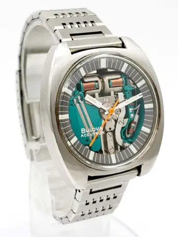 작동품 BULOVA ACCUTRON 브로바 아큐트론 스테인리스