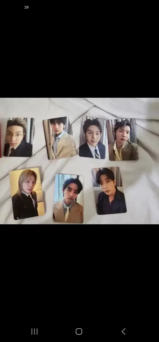 방탄 부산 기프트 포카+엽서