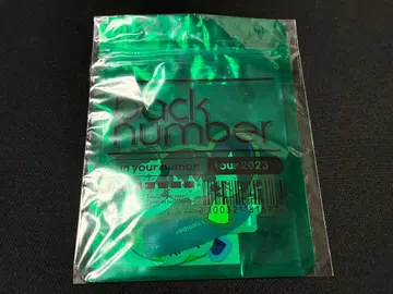 back number 스티커 in your humor tour