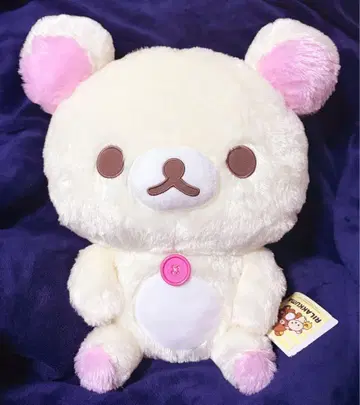 리락쿠마 빅 페이스 봉제 인형 XL 코리락쿠마 택 포함